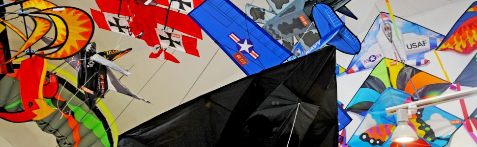 Kites Collection at Kitty Hawk Kites at Hatteras Landing